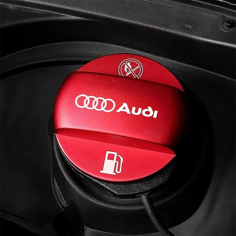 Aluminum Alloy Car Badge Fuel Tank Cap Decoration Cover For Audi A3 A1 A4 B9 A5 B7 Q5 Q3 Q2 8i TT Mk1 Mk2 S3 A7 S3 8V 8Y Q4 B9