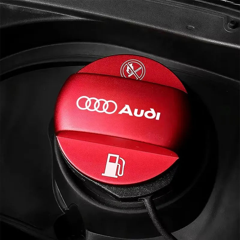 Aluminum Alloy Car Badge Fuel Tank Cap Decoration Cover For Audi A3 A1 A4 B9 A5 B7 Q5 Q3 Q2 8i TT Mk1 Mk2 S3 A7 S3 8V 8Y Q4 B9