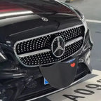 3D Star Badge Car Grill Emblem Front Logo for Mercedes Benz W204 W205 W213 X253 a B C E S CLA GLB GLC GLE GLS Vehicle Accessorie