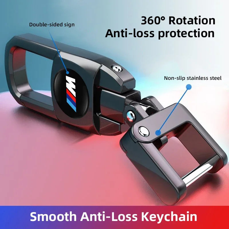 Car Metal Keychain Emblem Keyring Pendant Auto Accessories For BMW E90 G80 M3 G30 M5 F82 F83 F20 F21 G42 F95 F96 G06 G07 M2 M4
