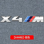3D Metal Car Body Side Badge Body Rear Trunk Decor Sticker Modification For BMW M X1 X2 X3 X4 X5 E84 F26 E83 F25 E53 E70 E71 G02