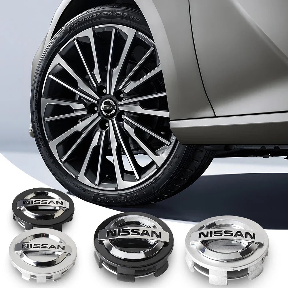 4pcs 54/60MM Car Styling Wheel Center Cap Hub Covers Badge Accessories For Nissan Nismo GTR Qashqai Almera Teana V36 Sylphy Note