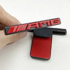 For Mercedes Benz W203 W204 W205 W210 w211 W124 W169 W176 W177 W202 ABS 3D AMG Logo Emblem Car Front Grille Badge accessories