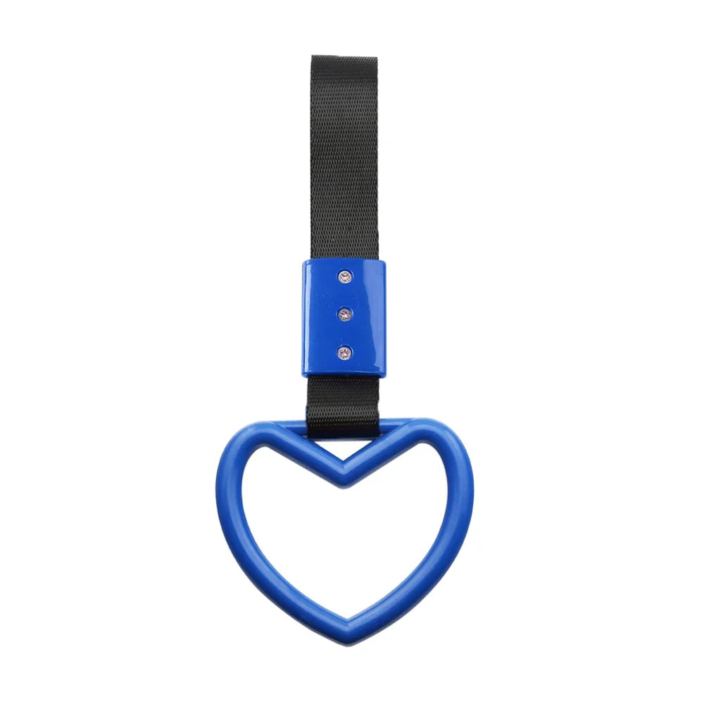 JDM Train Bus Handle Hand Strap Ring Heart Styling Drift Charm Strap Drift Auto Warning Ring Car Strap Car Rear Bumper Supplies