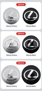 56mm 60mm 65mm Car Wheel Center Emblem Hub Caps Stickers For Lexus RX300 IS200 IS250 ES350 Ct200h UX250h NX300h RX350 ES300h LBX