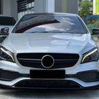 Chrome Silver AMG Style Front Bumper Grille For Mercedes Benz CLA-Class W117 2013-2019 CLA180 CLA200 CLA45 Front Grill Black