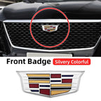 1pcs 3D ABS Car Front Grille Center Emblem Badge Rear Trunk Sticker Accessories For Cadillac CT4 CT5 CT6 XT4 XT5 XT6 XTS ATS
