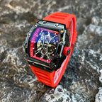 Men's Watch Light Luxury Brand Wine Barrel dial Fashionable Night Glow Sports Watch Calendar Clock Reloj L146