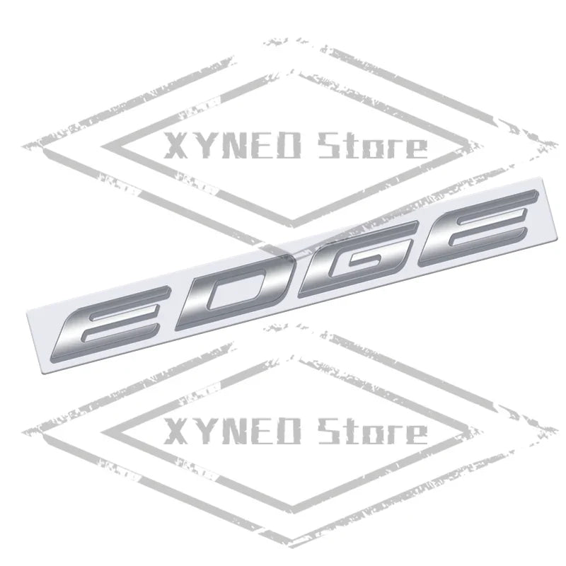 Car Sticker Metal For Ford Edge Logo ST Line Emblem Badge Trunk Decal Auto Accessories