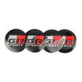 4Pcs 56MM Car Styling Aluminum Wheel Center Hub Caps Stickers For Toyota Rav4 Corolla Camry Aqua Yaris Cross Auris TRD GR Sport