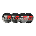 4Pcs 56MM Car Styling Aluminum Wheel Center Hub Caps Stickers For Toyota Rav4 Corolla Camry Aqua Yaris Cross Auris TRD GR Sport