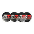 4Pcs 56MM Car Styling Aluminum Wheel Center Hub Caps Stickers For Toyota Rav4 Corolla Camry Aqua Yaris Cross Auris TRD GR Sport