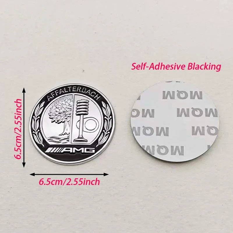 Car 3D Metal Door Windows Body Rear Trunk Emblem Sticker For Mercedes Benz AFFALTERBACH AMG LOGO C180 E320 A200 CLA CLK CLS ML