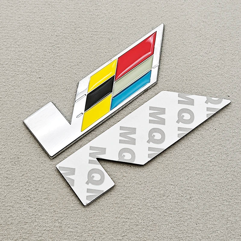 3D Metal Car Sticker Logo V Rear Trunk Badge Fender Side Emblem Decals For Cadillac ATS CTS CT4 CT5 XT6 Auto Accessories