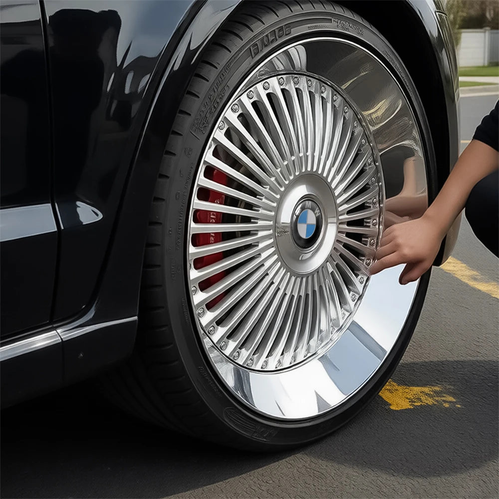 4Pcs 183mm Floating Car Wheel Center Caps Rims Hub Cover For BMW 50TH M Performance M3 M5 M6 F01 F20 F10 F13 F15 F16 F30 F34 F32
