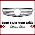 XVIP Chrome Silver Sport Style Racing Grille Bumper Grill For Mercedes Benz C-Class W204 2008-2014 C180 C200 C250 C280 C300 C350
