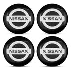 For Nismo Nissan Almera Tiida Sunny QASHQAI Skyline Juke X-TRAI 4pcs 56/60mm Car Wheel Center Covers Badge Hub Cap Accessories