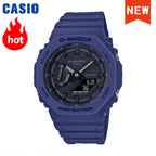 2026 vip Casio GA-2100 men's watch series G-SHOCK small steel cannon series genuine black gold waterproof sports couple watch