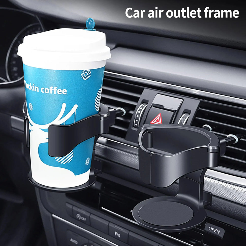 Portavasos de coche para ventilación de aire, soporte Universal para portabebés para botellas de agua y Cenicero
