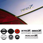 Car Front Emblem Sticker Auto Rear Trunk Badge for Nissan Z 350Z 370Z Fairlady Z3 Z34 Altima Leaf Livina Maxima Qashqai Sylphy
