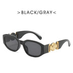 Vintage Square Luxury Small Frame Sunglasses Men Women Rectangle Brand Design Fashion Square Sun Glasses Shades Vintage Glasses