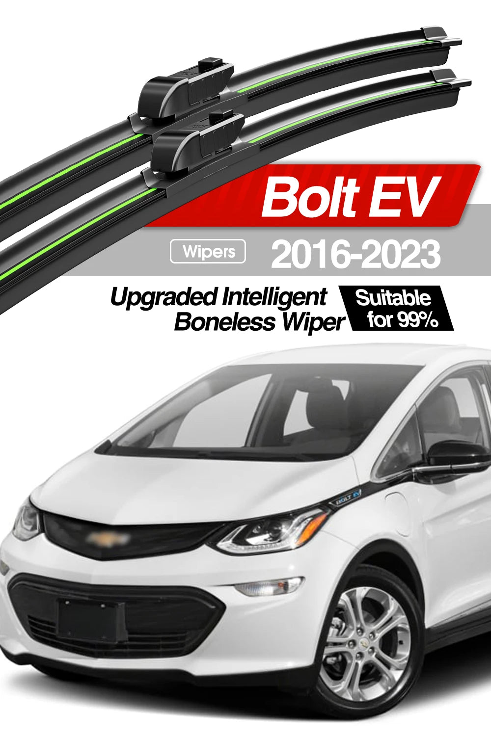 For Chevrolet Bolt EV 2016-2023 Front Windshield Wiper Blades 2pcs Windscreen Window Accessories 2017 2018 2019 2020 2021 2022