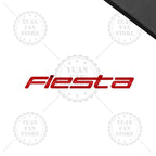 1PCS Metal Letter For Fiesta Ford 3D Emblem Car Rear Trunk Decals Lettering Badge Auto Accessories Styling