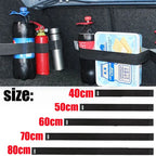 Organizador de maletero de coche, cinta de fijación elástica, extintor de incendios, tanque de agua, cinta de fijación de almacenamiento varios, accesorios de almacenamiento de coches