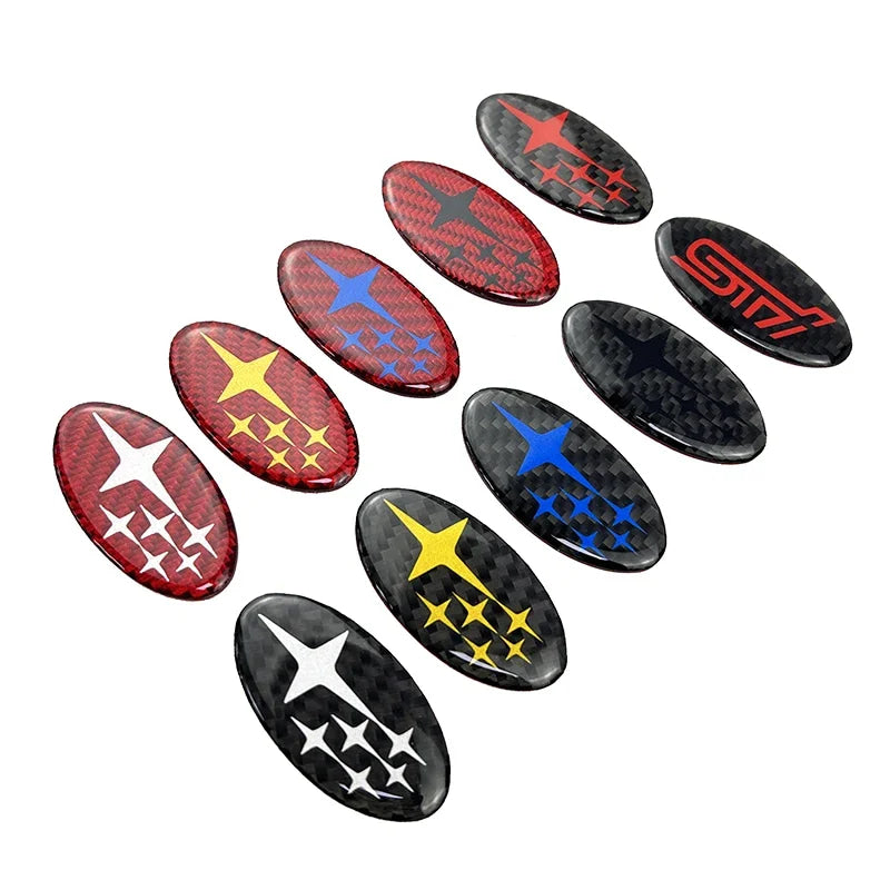 2025 New Car Steering Wheel Center Emblem Badge Sticker for Subaru Subaru Outback Legacy Impreza Forester XV Tribeca STI WRX BRZ