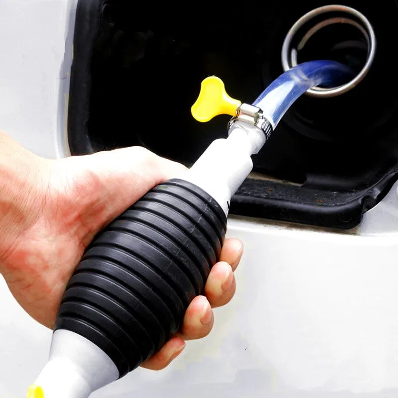 Bomba Manual Universal de Gas y aceite, bomba de combustible para coche, tubo de succión Manual, bomba de sifón de gasolina, motores automáticos, accesorios para sistema de suministro de combustible