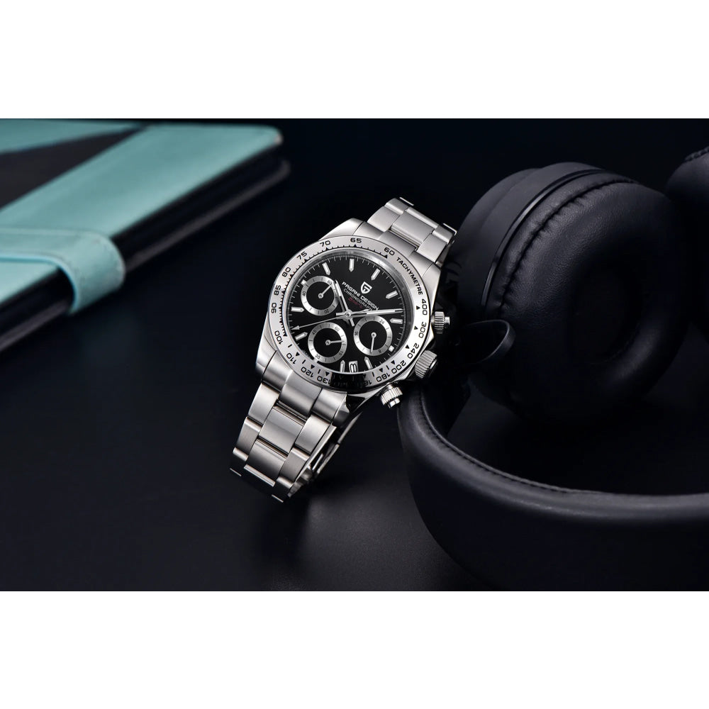 2026 Pagani Design PD1727 Night Light Men's Watch Sapphire Glass Stainless Steel Waterproof Relief  relogio masculino watches