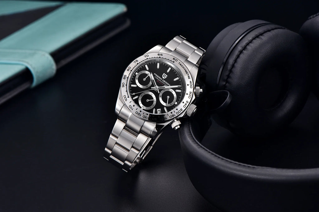 2026 Pagani Design PD1727 Night Light Men's Watch Sapphire Glass Stainless Steel Waterproof Relief  relogio masculino watches