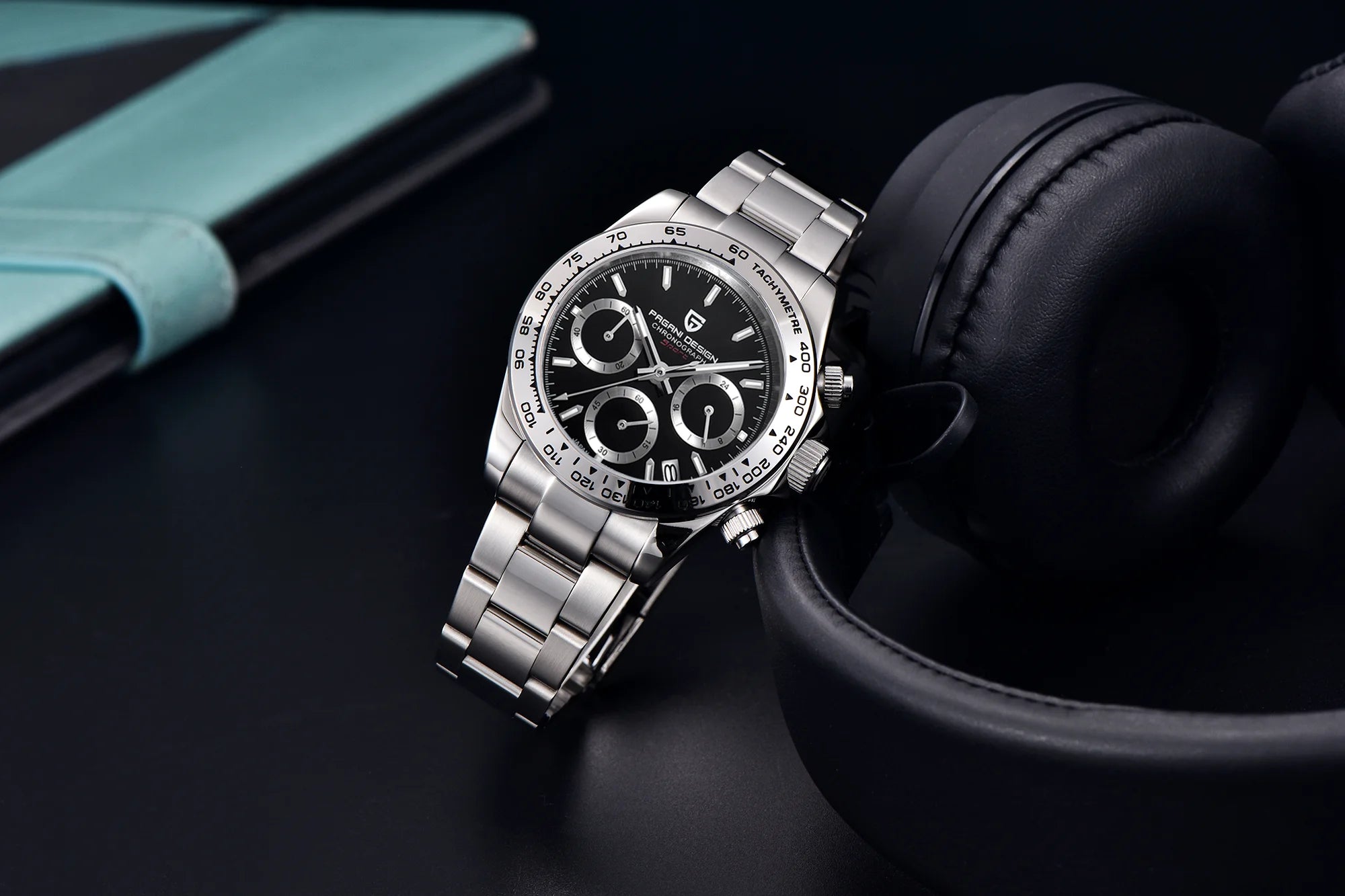 2026 Pagani Design PD1727 Night Light Men's Watch Sapphire Glass Stainless Steel Waterproof Relief  relogio masculino watches