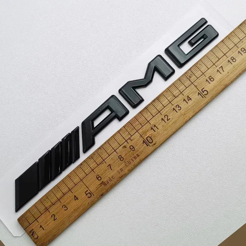 Logo AMG Emblem Letters Car Trunk Badge Mercedes Benz W204 W205 W176 W177 W212 W213 AMG Sticker Accessories ASD