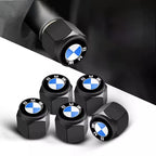 5Pcs Metal For BWM M E34 E36 E60 E90 E46 F10 F20 F30 X5 X6 X1 M3 M5 M6 E71 Car Wheel Tire Valve Cap Protection Cover Accessories