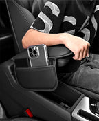 Car Armrest Cushion Leather Arm Rest Box Pad With Storage Bag For Chevrolet Corvette Montana TrailBlazer Silverado Traverse Bolt