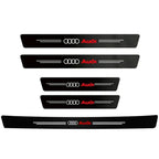 Car Door Trunk Sill Protective Strip Threshold Anti Scratch Sticker for Audi sline A4 B7 B8 B9 A3 8P 8V 8L A5 A6 Q3 Accessories