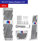 Bmw Foot Pedal Covers, Stainless Steel Rubber Anti-slip Pedals Are Suitable for BMW 3 Series BMW 5 Series X3 X5 From 2003 To 20