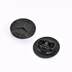 57mm Car Hood Emblem Badge Bonnet Emblem Stickers For Mercedes Benz Brabus AMG W124 W140 W163 W202 W203 W204 W210 W211 W205