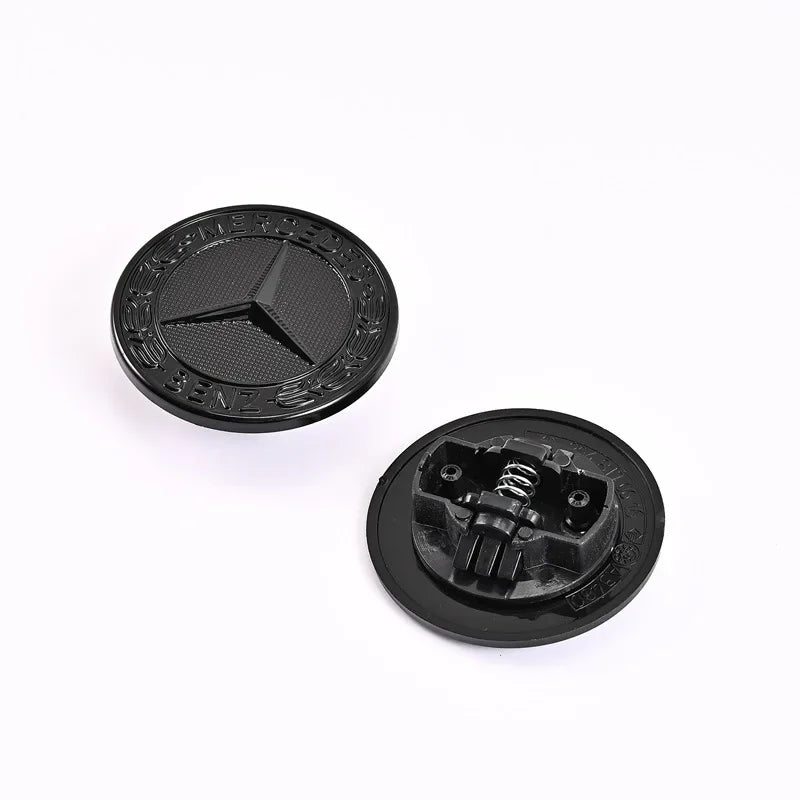 57mm Car Hood Emblem Badge Bonnet Emblem Stickers For Mercedes Benz Brabus AMG W124 W140 W163 W202 W203 W204 W210 W211 W205