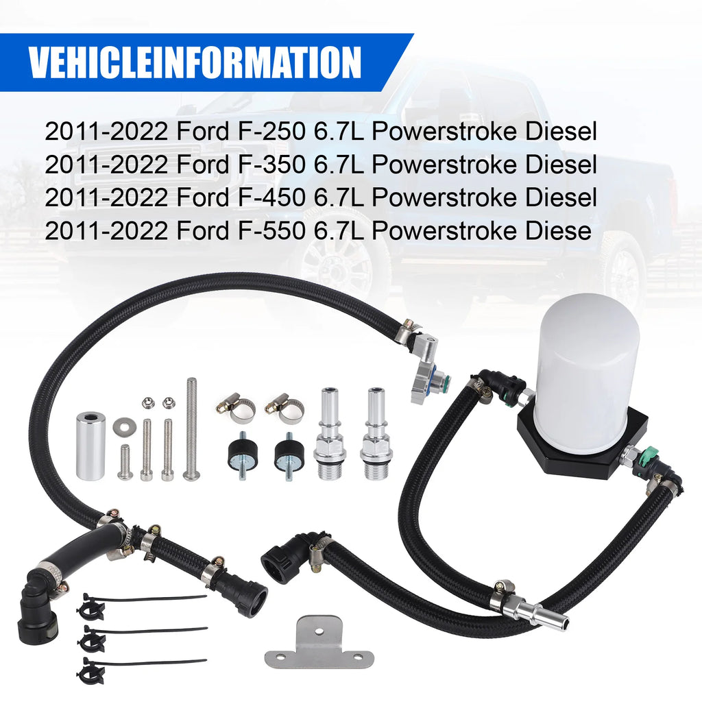CNPEED Diesel CP4 Bypass Kit Ford F-250 6,7 L Powerstroke 2011-2022 Ford F-350 6,7 L Powerstroke 2011-2022 CP4-6.7F-BP-G2.1