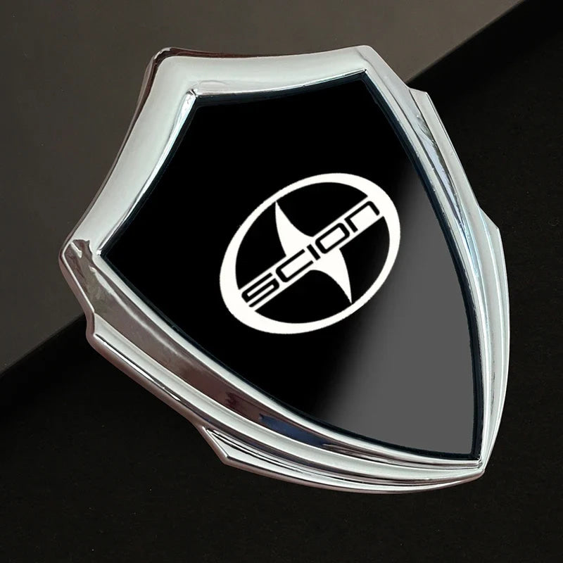 auto accessory 3D metal accsesories car stickers for Toyota scion XA XB XD IQ TC