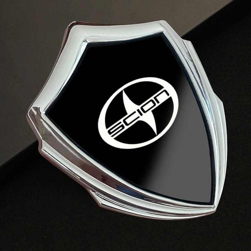 auto accessory 3D metal accsesories car stickers for Toyota scion XA XB XD IQ TC