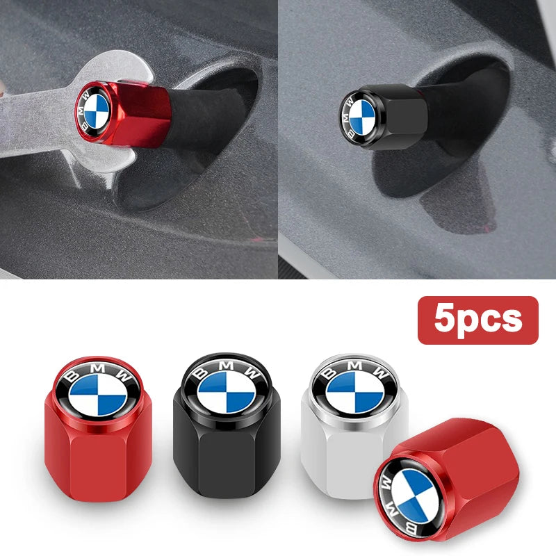5Pcs Metal Car Styling Wheel Tire Valve Cap Cover Accessories For Bmw M2 M3 M5 Performance E36 E39 E46 E53 E90 E60 E61 E93 X3 X1