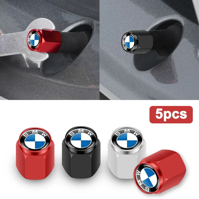 5Pcs Metal Car Styling Wheel Tire Valve Cap Cover Accessories For Bmw M2 M3 M5 Performance E36 E39 E46 E53 E90 E60 E61 E93 X3 X1
