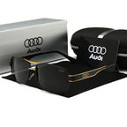 Audi Glasses UV400 Polarized Rectangle Sunglasses for Men Women Driving Motorcycle Cycling Glasses with AntiGlare Lens 553