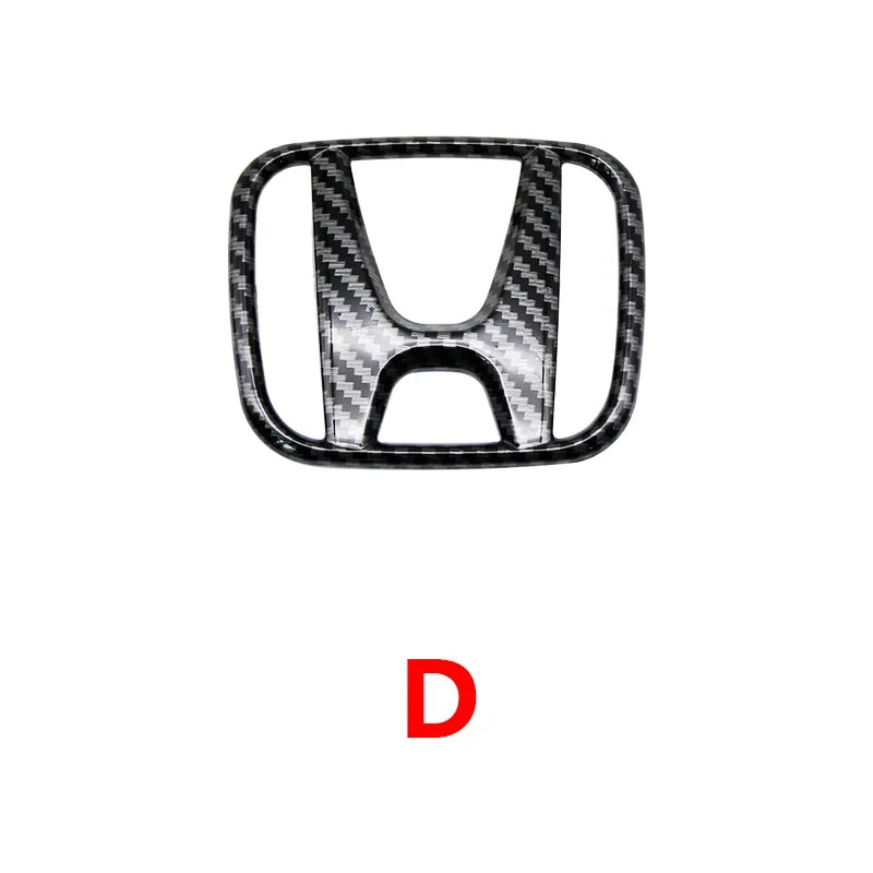 ABS Car Front Hood Grille Emblem Rear Trunk Badge Sticker for Honda CR-V STEPWGN Civic Accord City XR-V Envix ODYSSEY VEZEL Fit