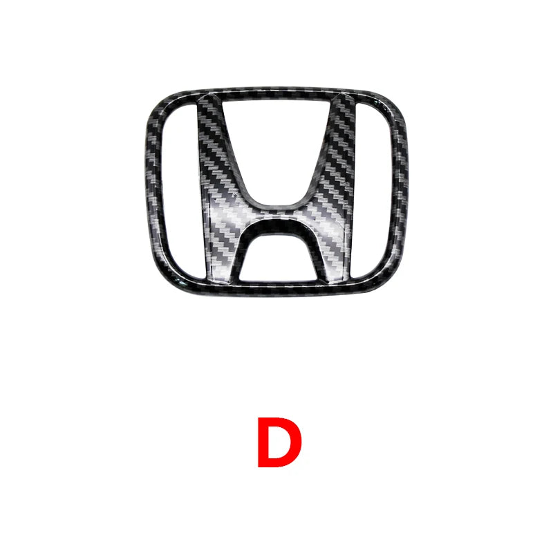 ABS Car Front Hood Grille Emblem Rear Trunk Badge Sticker for Honda CR-V STEPWGN Civic Accord City XR-V Envix ODYSSEY VEZEL Fit