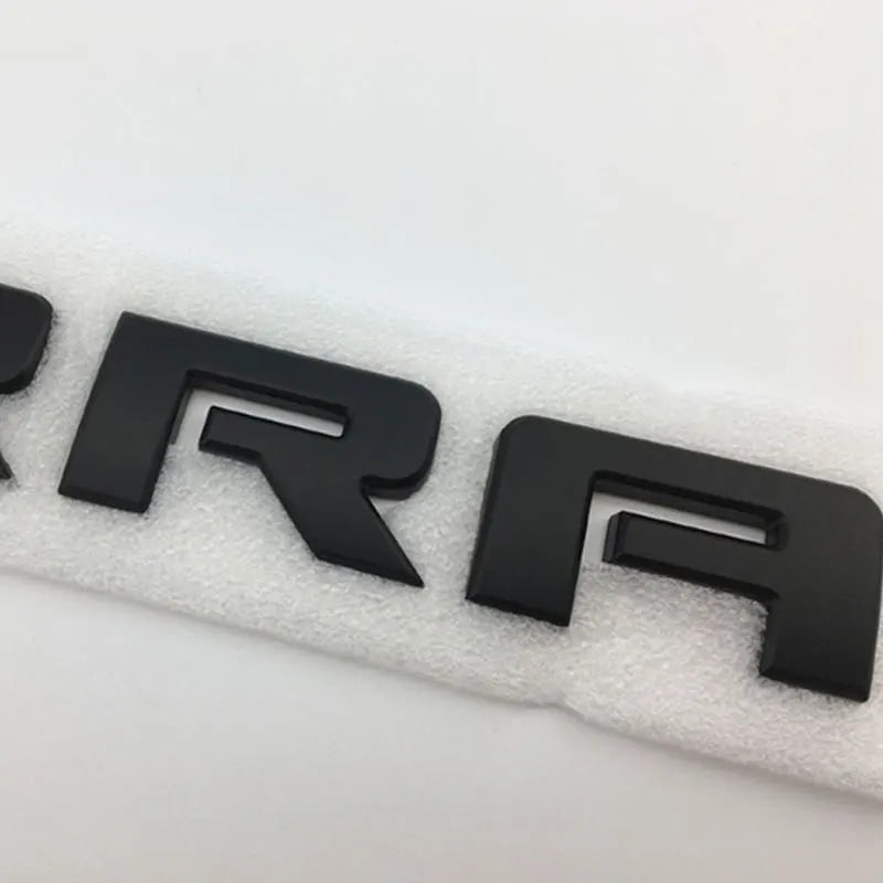 SIERRA new old style letter car stickers for Chevrolet GMC sierra rear trunk tail logo door labels modified Accessories decals