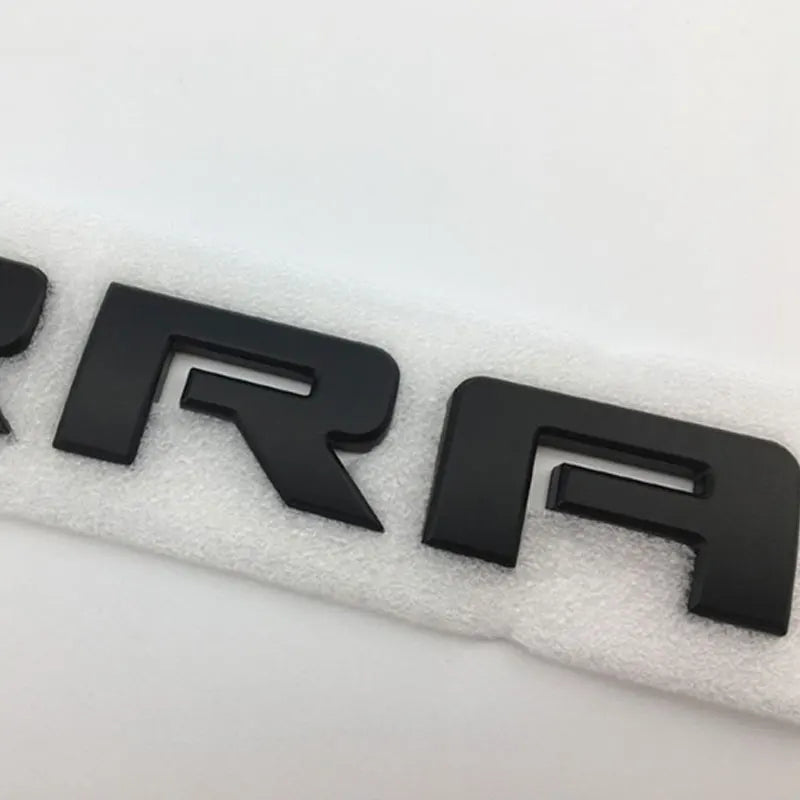 SIERRA new old style letter car stickers for Chevrolet GMC sierra rear trunk tail logo door labels modified Accessories decals